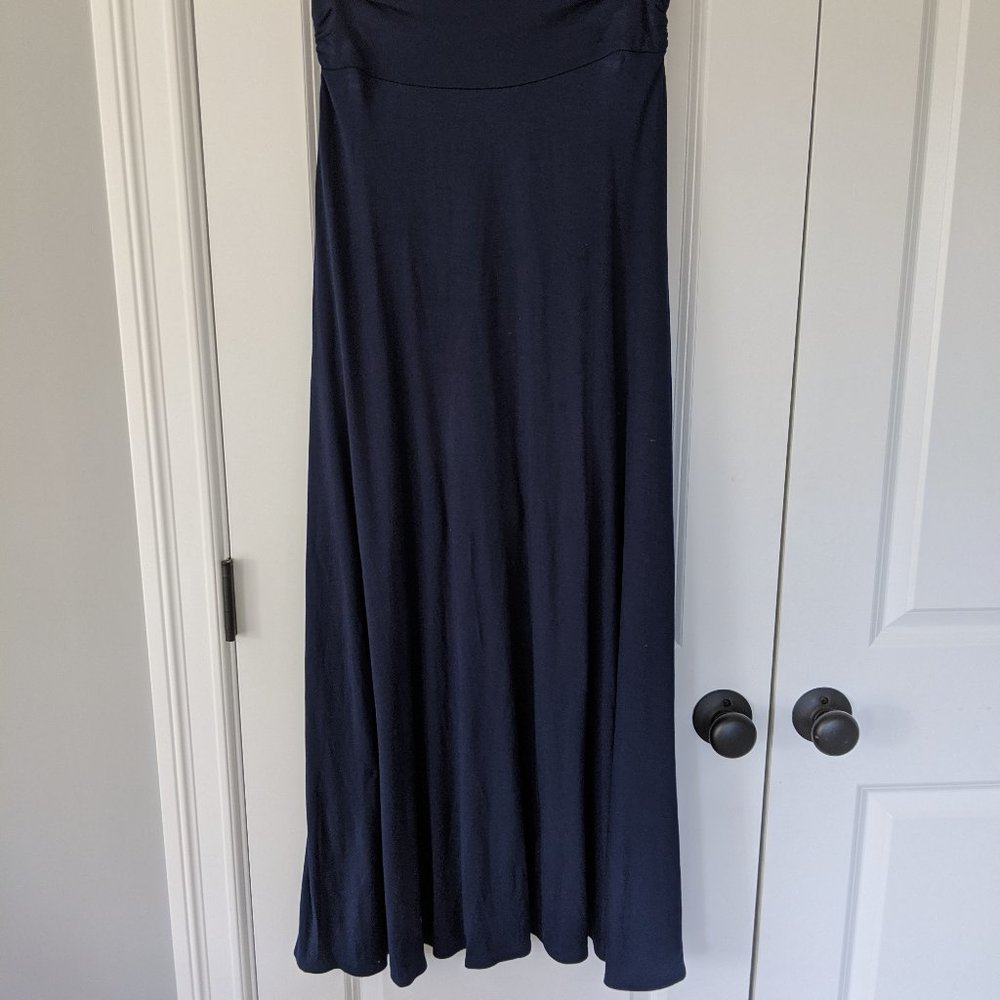 Renee C Ashton Maxi Skirt, Navy Medium